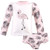 Hudson Baby Swim Rashguard Set, Floral Flamingo