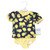Hudson Baby Swim Rashguard Set, Navy Lemons