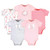 Hudson Baby Cotton Bodysuits, Sweet Bunny