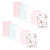 Hudson Baby Cotton Flannel Burp Cloths, Pink Enchanted Forest