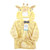 Hudson Baby Plush Animal Face Bathrobe, Bowtie Giraffe