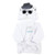 Hudson Baby Plush Animal Face Bathrobe, Handsome Bear