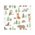 Hudson Baby Cotton Flannel Receiving Blankets Bundle, Forest Animals