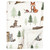 Hudson Baby Plush Mink and Sherpa Blanket, Forest Animals
