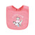 Hudson Baby Cotton Bibs, Girl Farm Animals