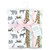 Hudson Baby Cotton Flannel Burp Cloths, Modern Pink Safari