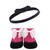 Hudson Baby Headband and Socks Giftset, Dark Pink Black 10-Pack
