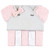 Hudson Baby Hooded Towel and Five Washcloths, Gray Pink Elephant