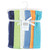 Hudson Baby Rayon from Bamboo Burpcloth 6pk, Blue Orange Lime