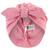 Hudson Baby Turban Cotton Headwraps, Pink Feather
