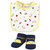 Hudson Baby Cotton Bib and Sock Set, Handsome Taco