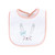 Hudson Baby Cotton Terry Drooler Bibs with Fiber Filling, Bunny