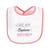 Hudson Baby Cotton Terry Drooler Bibs with Fiber Filling, Pink Girl Woodland