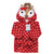 Hudson Baby Plush Animal Face Bathrobe, Holiday Reindeer