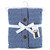 Hudson Baby Sherpa Knitted Baby Lounge Stroller Wrap Sack, Coronet Blue