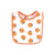 Hudson Baby Cotton Bib and Headband or Caps Set, Orange Cutest Pumpkin