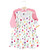 Hudson Baby Cotton Dress and Cardigan Set, Spring Tulips