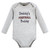 Hudson Baby Cotton Long-Sleeve Bodysuits, Brown Football Buddy