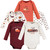 Hudson Baby Cotton Long-Sleeve Bodysuits, Hello Autumn 5-Pack