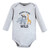 Hudson Baby Cotton Long-Sleeve Bodysuits, Little Monkey