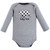 Hudson Baby Cotton Long-Sleeve Bodysuits, Baby Bear Gray Black 5-Pack