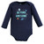 Hudson Baby Cotton Long-Sleeve Bodysuits, Space 5-Pack