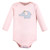 Hudson Baby Cotton Long-Sleeve Bodysuits, Pink Gray Elephant 5-Pack