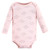 Hudson Baby Cotton Long-Sleeve Bodysuits, Pink Gray Elephant 5-Pack