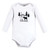 Hudson Baby Cotton Long-Sleeve Bodysuits, Baby Bear Gray Black 3-Pack