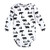 Hudson Baby Cotton Long-Sleeve Bodysuits, Baby Bear Gray Black 3-Pack