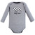 Hudson Baby Cotton Long-Sleeve Bodysuits, Baby Bear Gray Black 3-Pack