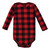 Hudson Baby Cotton Long-Sleeve Bodysuits, Buffalo Plaid Bear 3-Pack