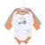 Hudson Baby Cotton Long-Sleeve Bodysuits, Pumpkin Truck 3-Pack