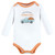 Hudson Baby Cotton Long-Sleeve Bodysuits, Pumpkin Truck 3-Pack