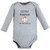 Hudson Baby Cotton Long-Sleeve Bodysuits, Pumpkin Truck 3-Pack