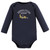 Hudson Baby Cotton Long-Sleeve Bodysuits, Construction 3-Pack