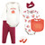 Hudson Baby Cotton Layette Set, Hello Pumpkin