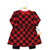 Hudson Baby Quilted Cotton Dress and Leggings, Buffalo Plaid