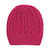 Hudson Baby Knitted Caps 3pk, Pink Cream