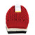 Hudson Baby Knit Caps and Cuffed Beanies, Black Red