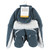 Hudson Baby Trapper Hat, Mitten and Bootie Set, Coronet Blue