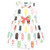 Touched by Nature Organic Cotton Short-Sleeve and Long-Sleeve Dresses, Popsicle