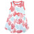 Touched by Nature Organic Cotton Short-Sleeve and Long-Sleeve Dresses, Coral Reef