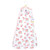 Hudson Baby Interlock Cotton Sleeveless Sleeping Bag, Soft Pink Roses