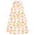 Hudson Baby Interlock Cotton Sleeveless Sleeping Bag, Citrus Orange