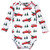 Hudson Baby Cotton Long-Sleeve Bodysuits, Christmas Gift 5-Pack