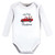 Hudson Baby Cotton Long-Sleeve Bodysuits, Christmas Gift 5-Pack