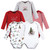 Hudson Baby Cotton Long-Sleeve Bodysuits, Christmas Forest 5-Pack