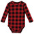 Hudson Baby Cotton Long-Sleeve Bodysuits, Red Christmoose 3-Pack
