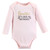 Hudson Baby Cotton Long-Sleeve Bodysuits, Mom Dad Toile